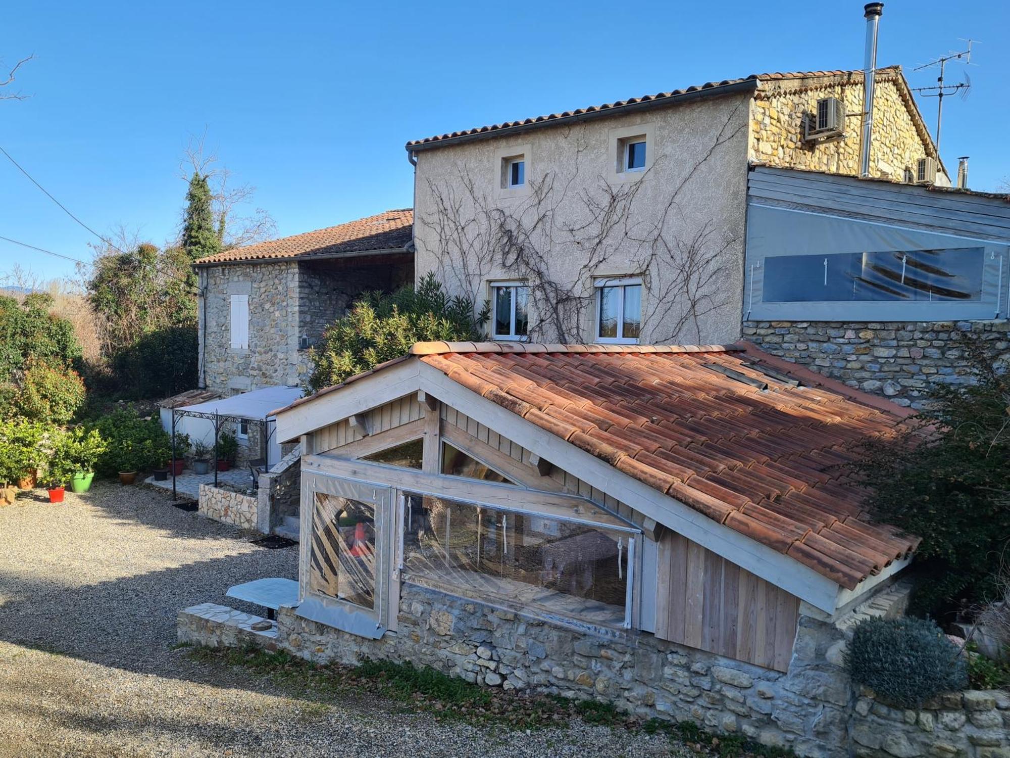 Le Mas De La Colombe Grospierres Εξωτερικό φωτογραφία
